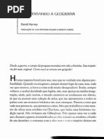HARVEY David Reinventando a Geografia Contra Corrente Emir Sader