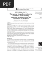 Transformation in Business and Society, Culture