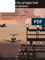 Report on Flight Deck Automation and Pilot Performance