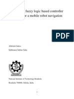 Intelligent Fuzzy logic based Controller Scheme for a Mobile Robot Navigation