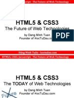 HTML5 CSS3 Javascript The Future of Web Technology