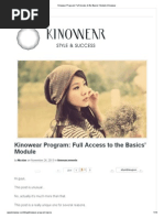 Download Kinowear Program_ Full Access to the Basics Module _Kinowear by Xue Adams SN192186042 doc pdf
