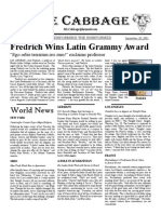 HE Abbage: Fredrich Wins Latin Grammy Award