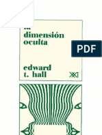 La Dimension Oculta (Edward T Hall)