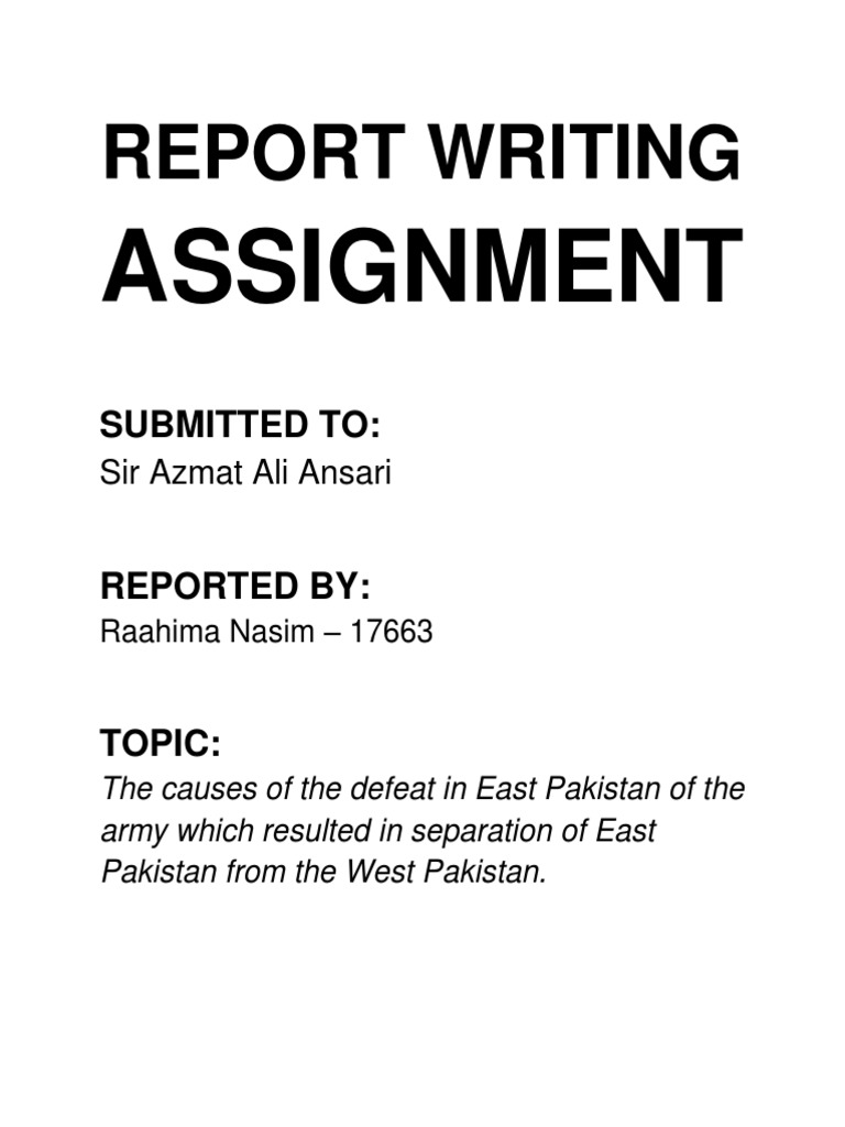 Causes of Separation of East and West Pakistan | PDF | Zulfikar Ali ...