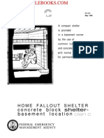 1980 FEMA HOME FALLOUT SHELTER Modified Ceiling Shelter Basement Location C 4p