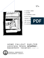 1980 Fema Home Fallout Shelter Home Basements H-12-c 4p
