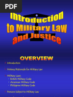 Introduction to Military Law and Justice System by Cpt Estep