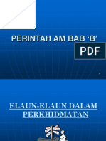 9perintah Am Bab B - Elaun-Elaun