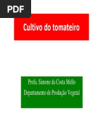 Olericultura - Cultivo Do Tomateiro ESALQ