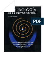 HERNANDEZ SAMPIERI. Metodología de La Investigación