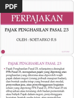 Download PPh PASAL 23 by Syaiful Anam SN192211025 doc pdf