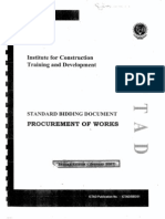 ICTAD Procurement of Work ICTAD SBD 01 2007
