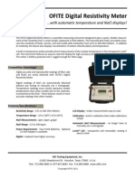 Ofite Digital Resistivity Meter: ... With Automatic Temperature and Nacl Displays!