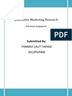 Tanmay Lalit Tapase - Individual Assignment