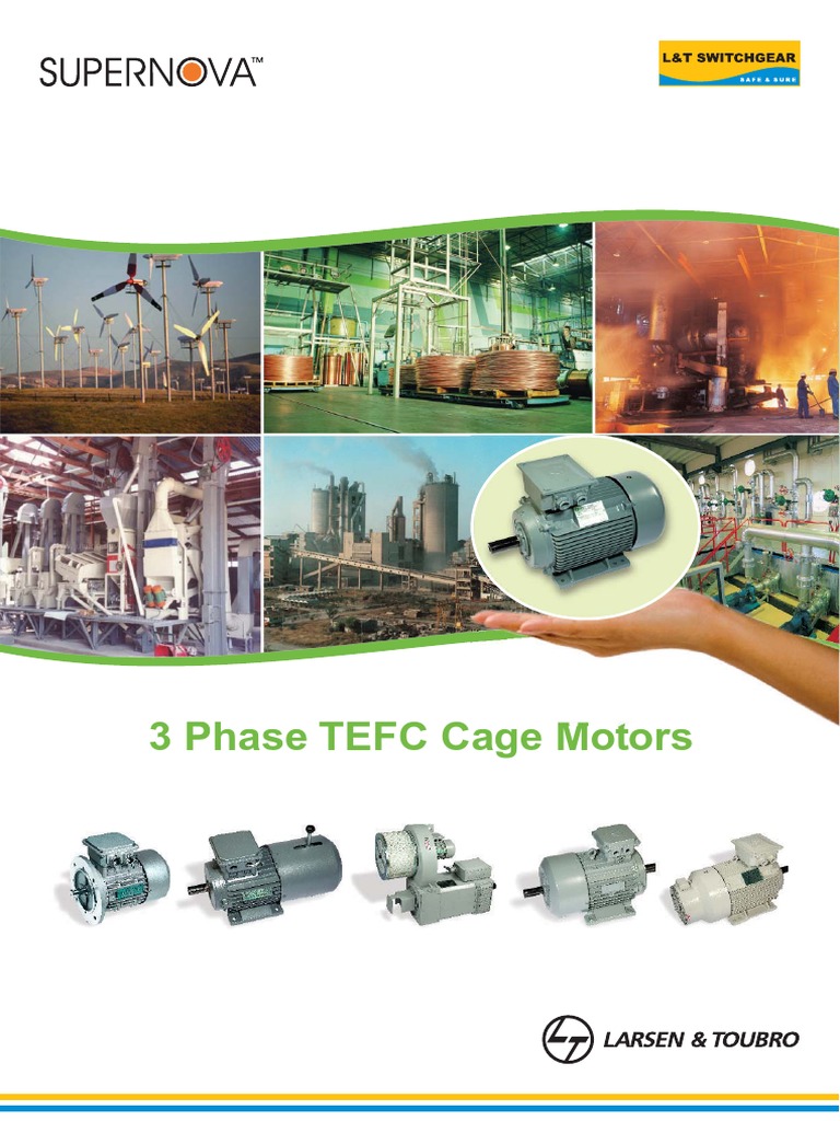 L&T Motor Catalog PDF Machines Mechanical Engineering