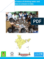 An Overview of Status of Drinking Water and Sanitation in Schools in India