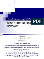 Best 3 Hours in Ramdan