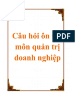 Câu hỏi ôn tập môn quản trị doanh nghiệp - Cô Đỗ Thị Tuyết - Tài liệu, ebook, giáo trình, hướng dẫn