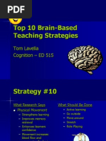 Top 10 Brain-Based Teaching Strategies