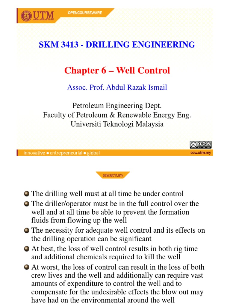 To Uploadc OCW Well Control | PDF | Blowout (Well Drilling) | Casing ...