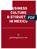 MEXICO BUSINESS ETIQUETTE AND PROTOCOL GUIDE