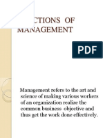 Functions of Management