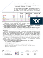 Indicatori de Caracterizare a Pietei de Capital