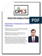 Best Automobile Engineering College in Pune - Dhole Patil College of Engineering
