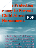 Youth Protection Policy To Prevent Child Abuse and Harassment