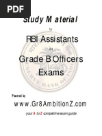 RBI Study Material - Gr8AmbitionZ