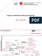 I Quadri Di Riferimento Delle Prove Standardizzate Nazionali e Internazionali