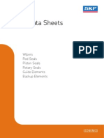 Seal Data Sheets: Wipers Rod Seals Piston Seals Rotary Seals Guide Elements Backup Elements