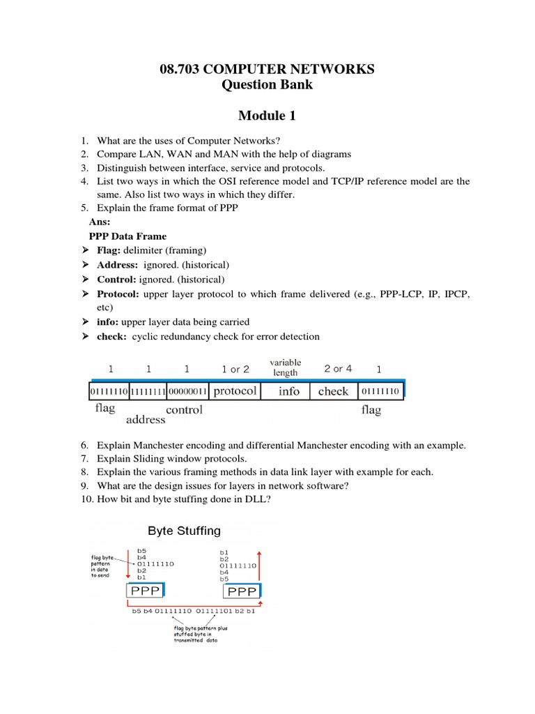 A Comprehensive Review of Key Computer Networking Concepts | PDF ...