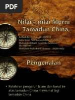 Nilai - Nilai Murni Tamadun China