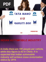 Download  Tata Nano VS  Maruti 800 by poonam pareek SN19230982 doc pdf
