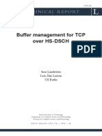 Buffer Management For TCP Over HS-DSCH: Technical Report