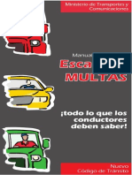 Reglamento de tránsito y escala de multas - Manual de Guantera