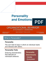 Personality and Emotions: Organizational Behavior