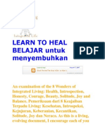 Learn To Heal Belajar Untuk Menyembuhkan