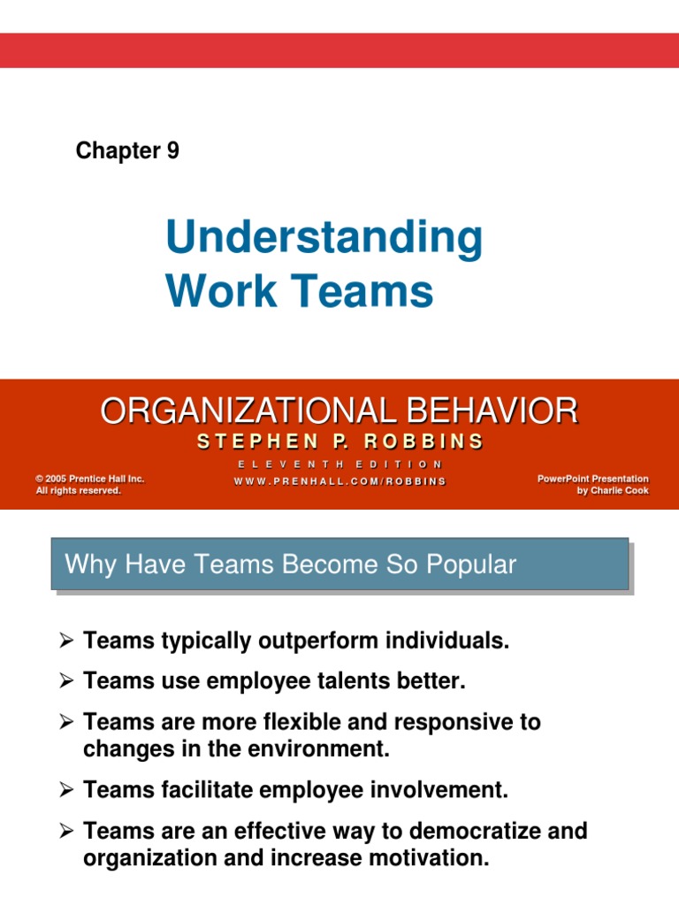 Understanding Work Teams: Organizational Behavior | PDF | Goal ...
