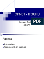 Opnet - Itguru: Internet Technologies 60-375