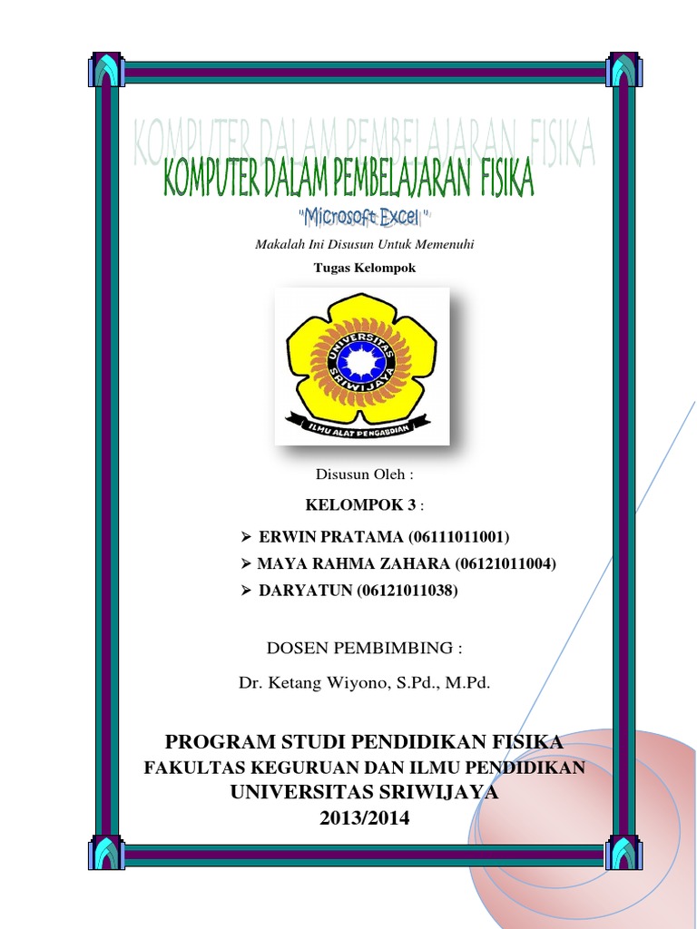 Makalah Kelompok 3 Ms Excel Docx