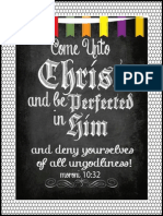 Young Womens Theme 2014:come Unto Christ Binder Cover