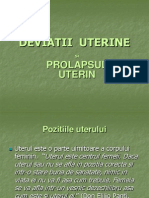 Deviatii Uterine+Prolaps Uterin