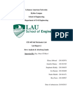 Lab Report Soil Mechanics