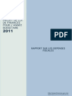 Rapport Depenses Fiscales2011