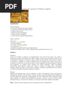 Miniquiche Com Creme de Legumes e Palmito