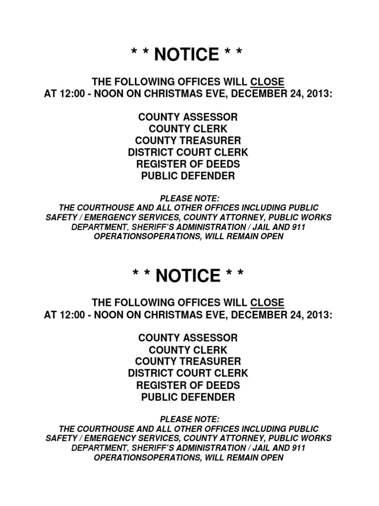 Notice | PDF