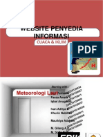 Website Penyedia Informasi Cuaca & Iklim 